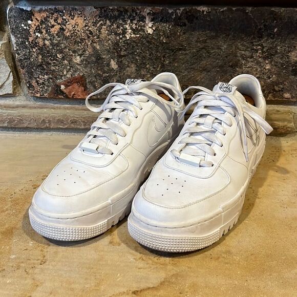 Nike Air Force 1 Pixel Low Triple White Sneaker
